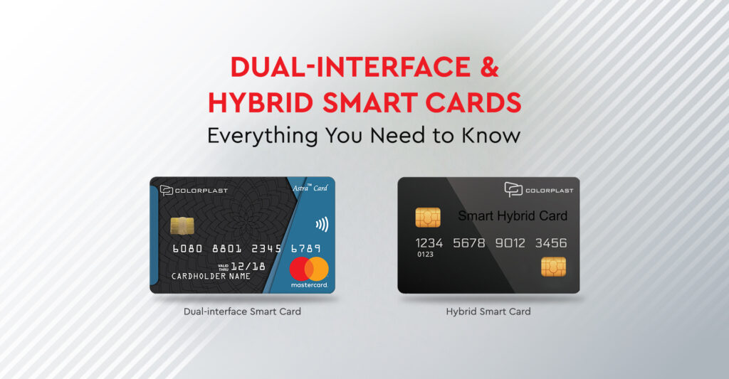 Dual-interface and hybrid smart cards